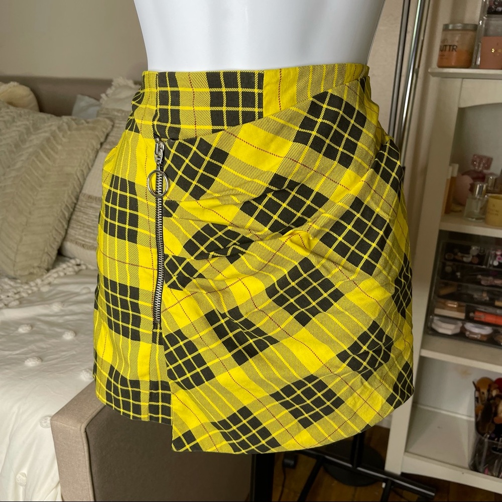 Zara Plaid Skort